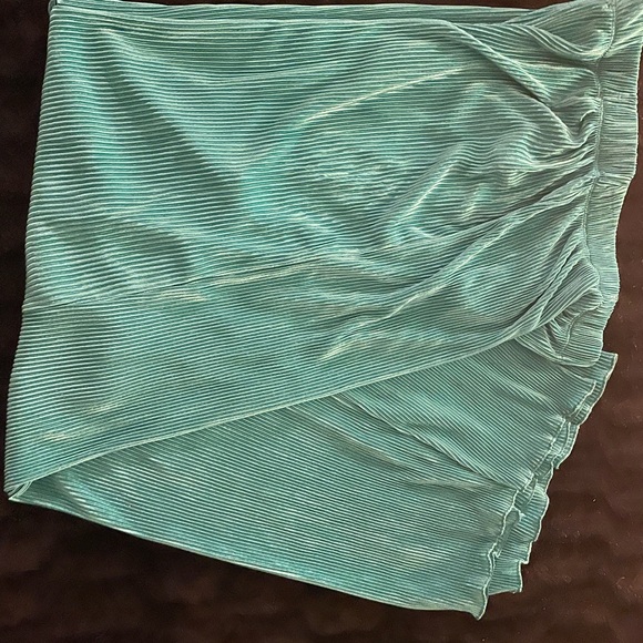 Teal Wide Leg Women's Pants - Picture 7 of 8